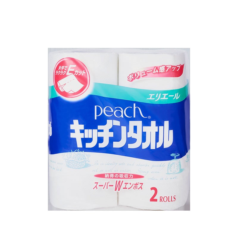 Japanese Imported Kitchen Paper Fried Special Oil-Absorbing Tissue Hand-Wiping Absorbent Kitchen Disposable Napkin 2 Rolls - Image 1
